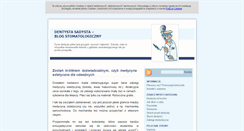 Desktop Screenshot of dentystasadysta.pl