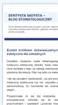 Mobile Screenshot of dentystasadysta.pl